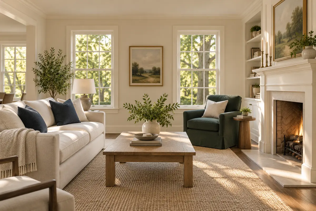 Sunlit Kentucky living room